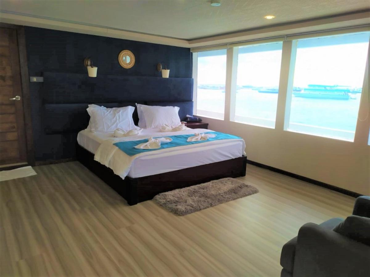 Каюта Ocean view с двуспальной кроватью
