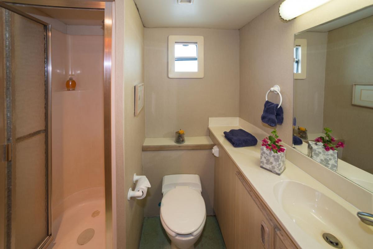 Ванная комната в каюте VIP класса № 1