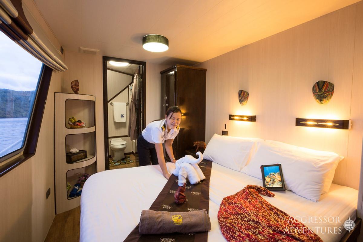 Каюта Master на яхте Thailand Aggressor