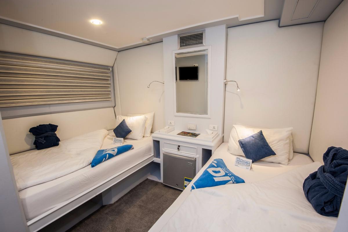 Двухместная каюта Classic с раздельными кроватями на яхте Red Sea Master (Blue Horizon)